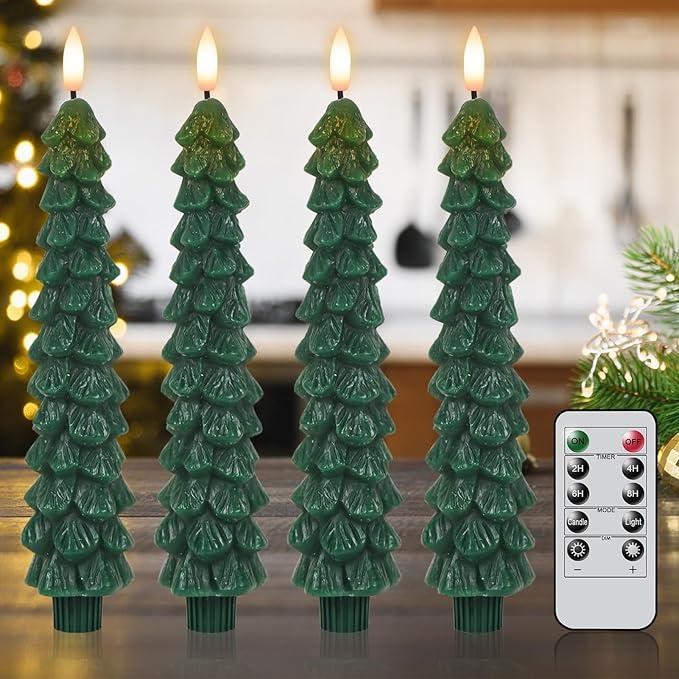 Flameless Christmas Tree Candles