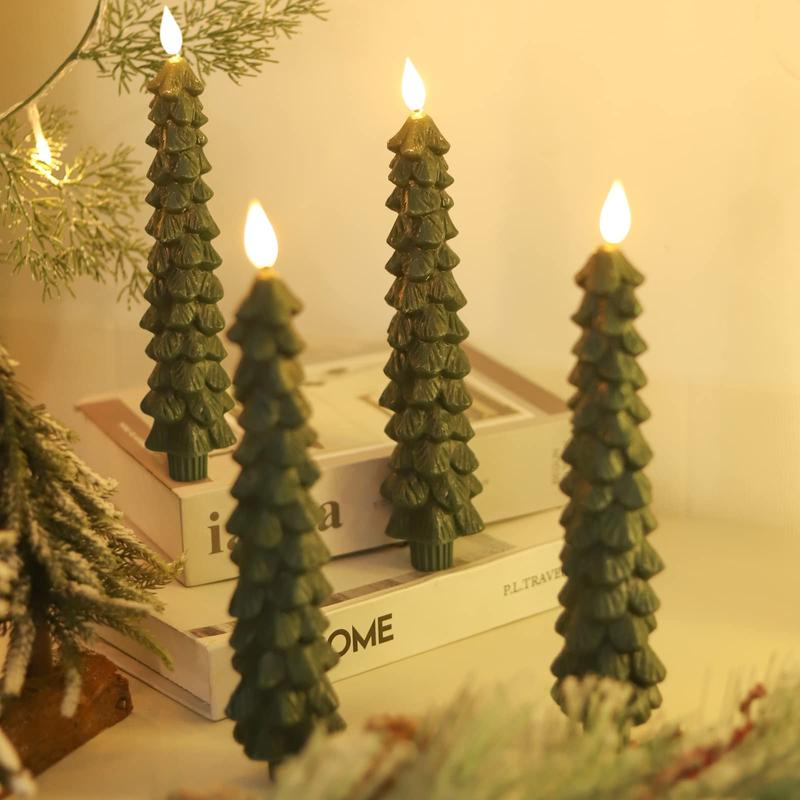 Flameless Christmas Tree Candles