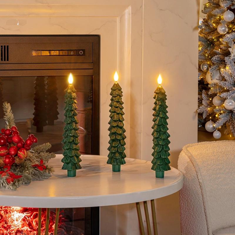 Flameless Christmas Tree Candles