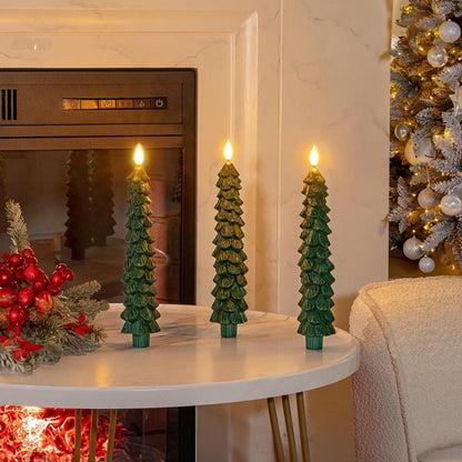 Flameless Christmas Tree Candles